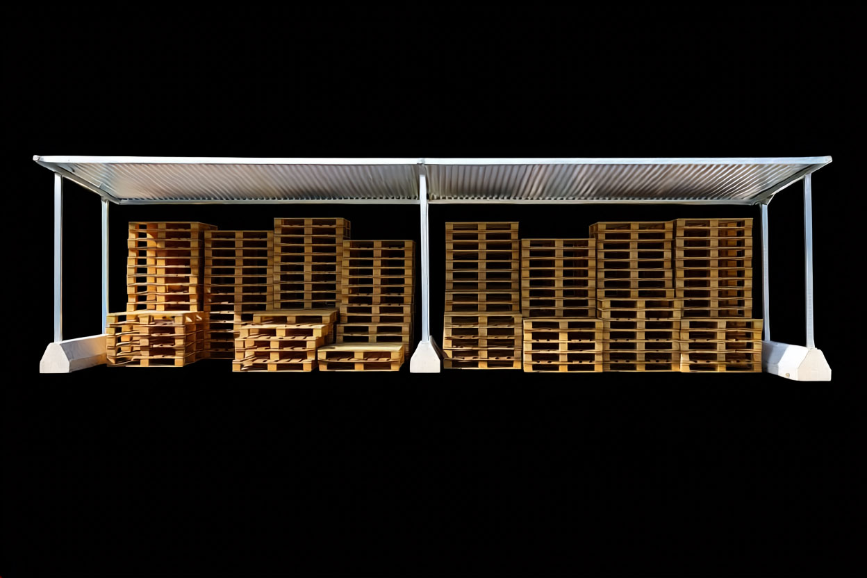 Tettoia industriale PALLT COVER